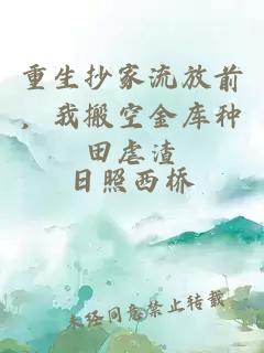 重生抄家流放前，我搬空金库种田虐渣